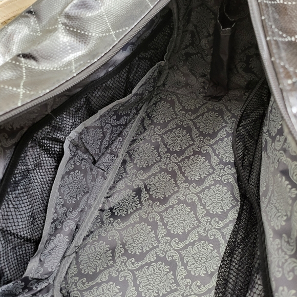 MARY KAY Tote Bag Black Cream Consultant Travel Case Organizer - Picture 7 of 7